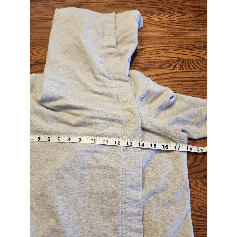 Lululemon Savasana Wrap Jacket Womens Size 2 Gray Asymmetrical Snap Cardigan - Picture 8 of 11